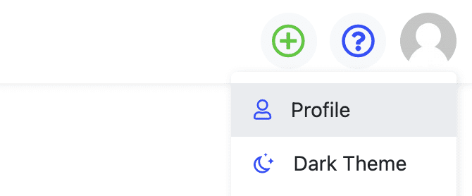 Navigating to the profile page on a Pressable account